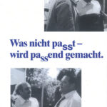 Was nicht passt, wird passend gemacht